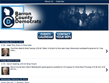 Tablet Screenshot of barroncountydemocrats.org